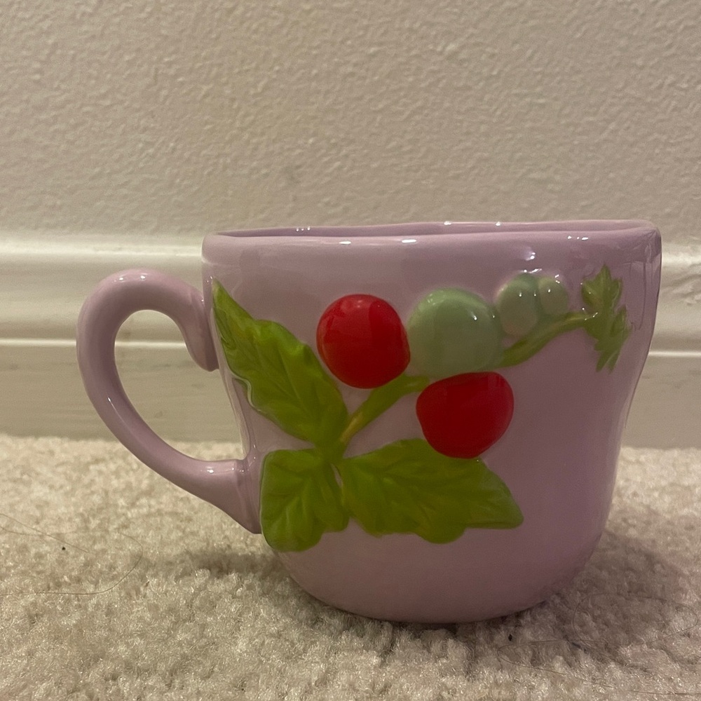 Purple Anthropologie Mug